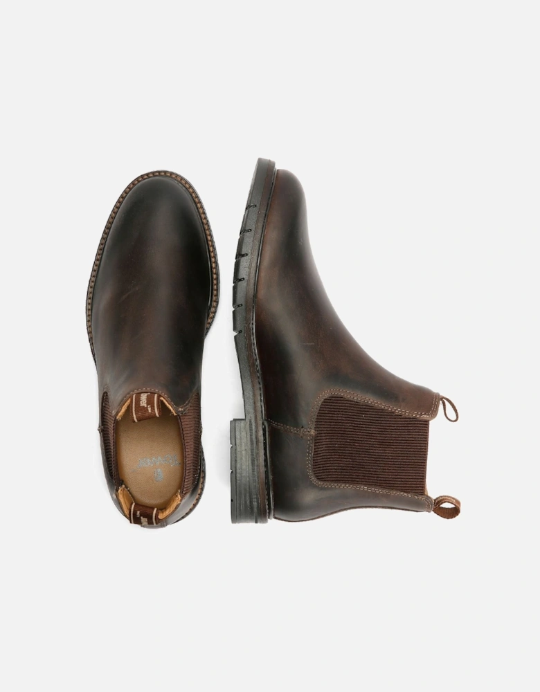 Tower London Harbour Leather Men's Dark Brown Chelsea Boots