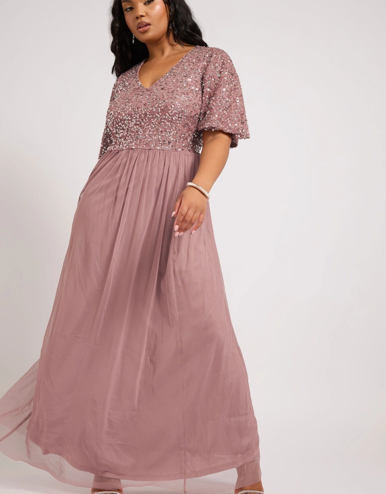 Embellished Maxi Dress