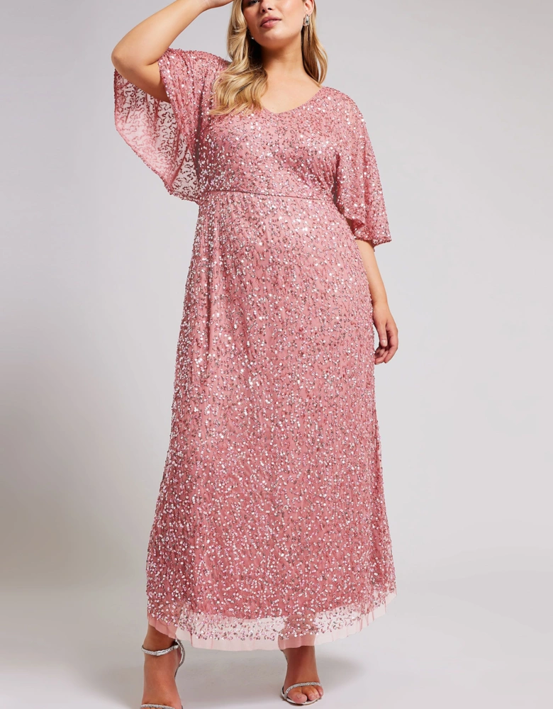 Sequin Maxi Dress
