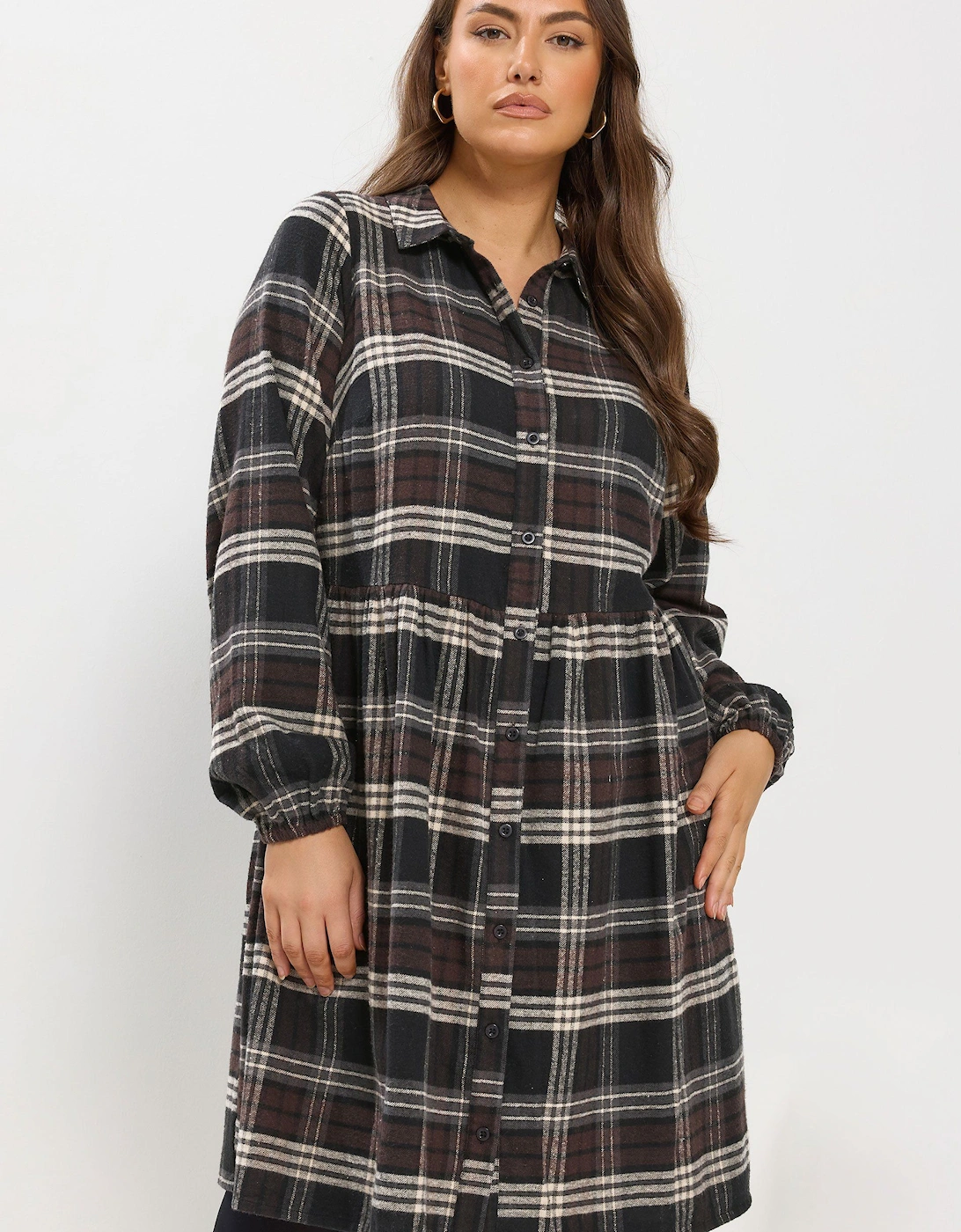Check Shirt Dress, 2 of 1
