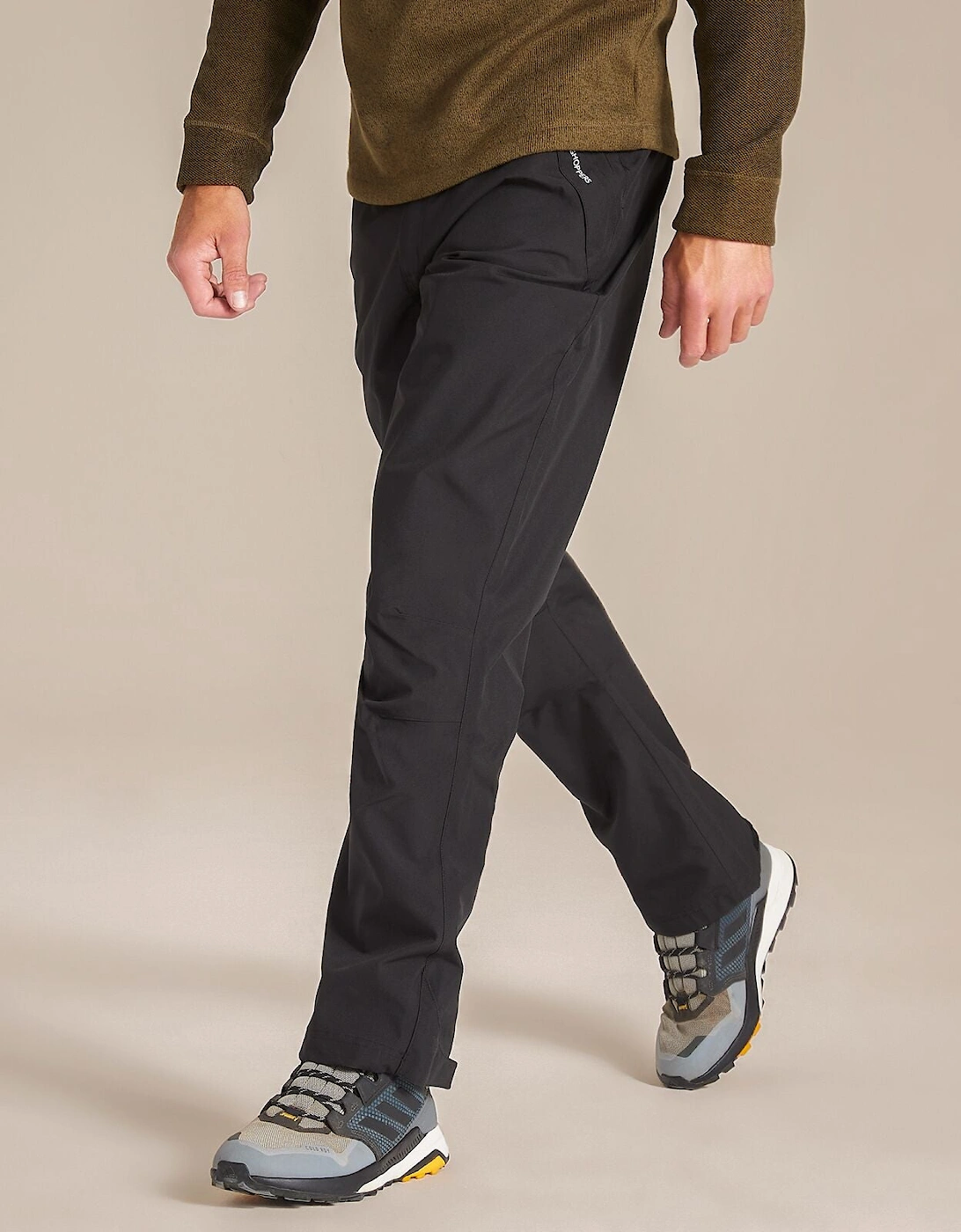 Mens Stefan II Waterproof Walking Trousers, 2 of 1