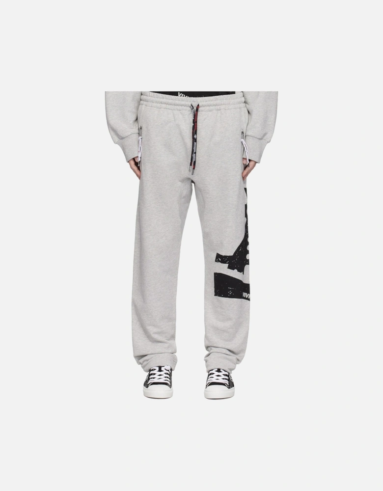 Men's Grey Sunken Orb Football Sweatpants