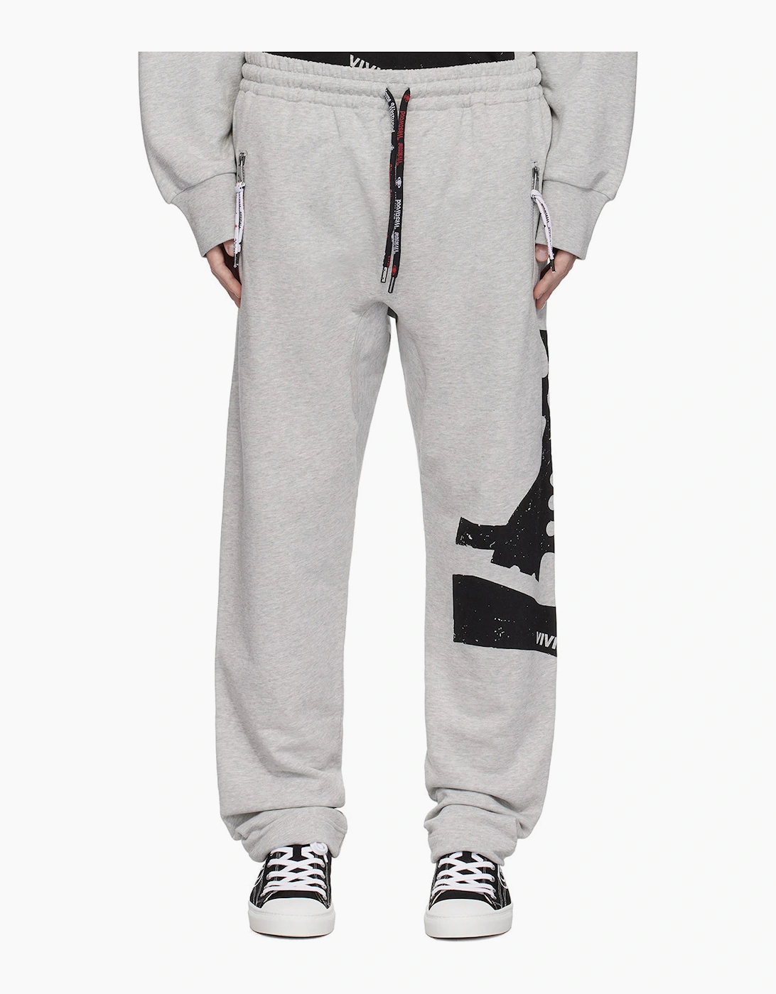 Vivienne Westwood Men's Men's Grey Vivienne Westwood Sunken Orb Football Sweatpants