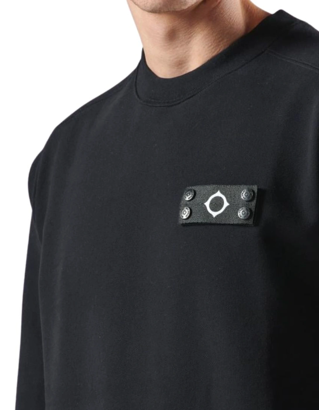 Jet Black Neo Crew Sweatshirt