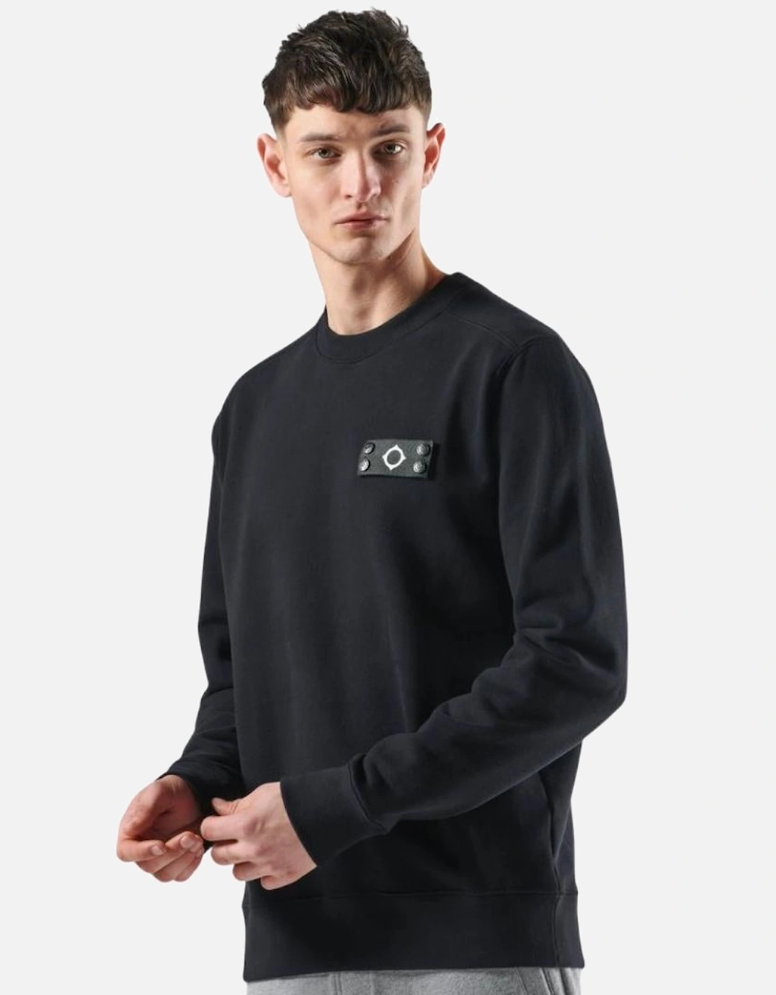 Jet Black Neo Crew Sweatshirt, 4 of 3