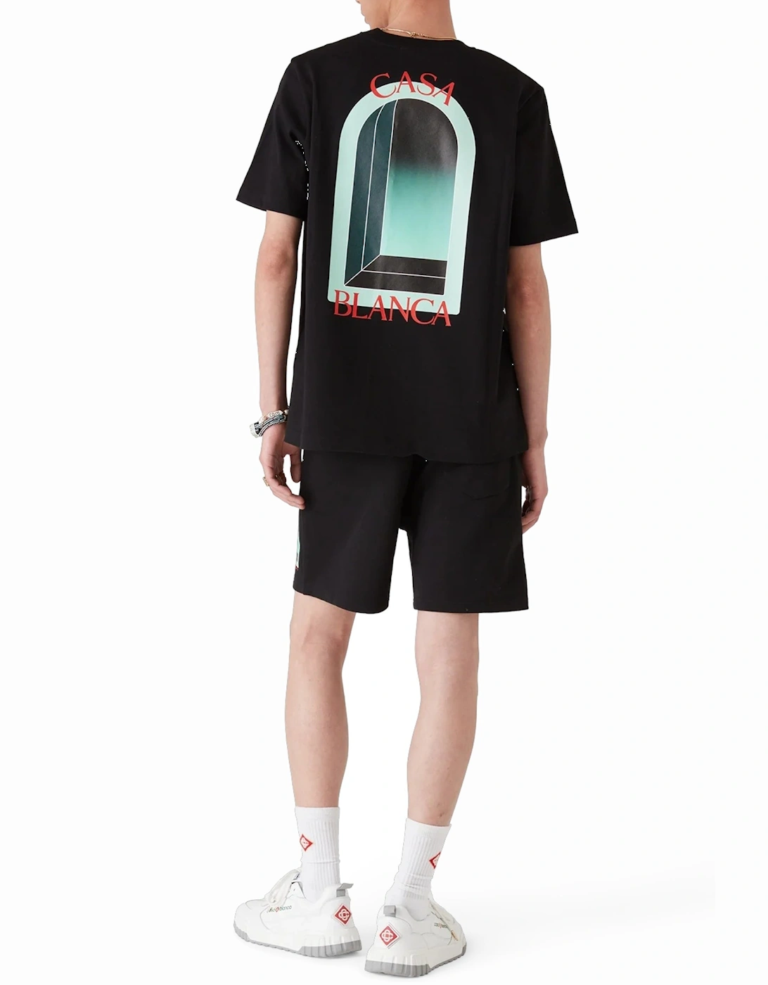 Mens T Shirts L'Arche Regular Fit Cotton Tee