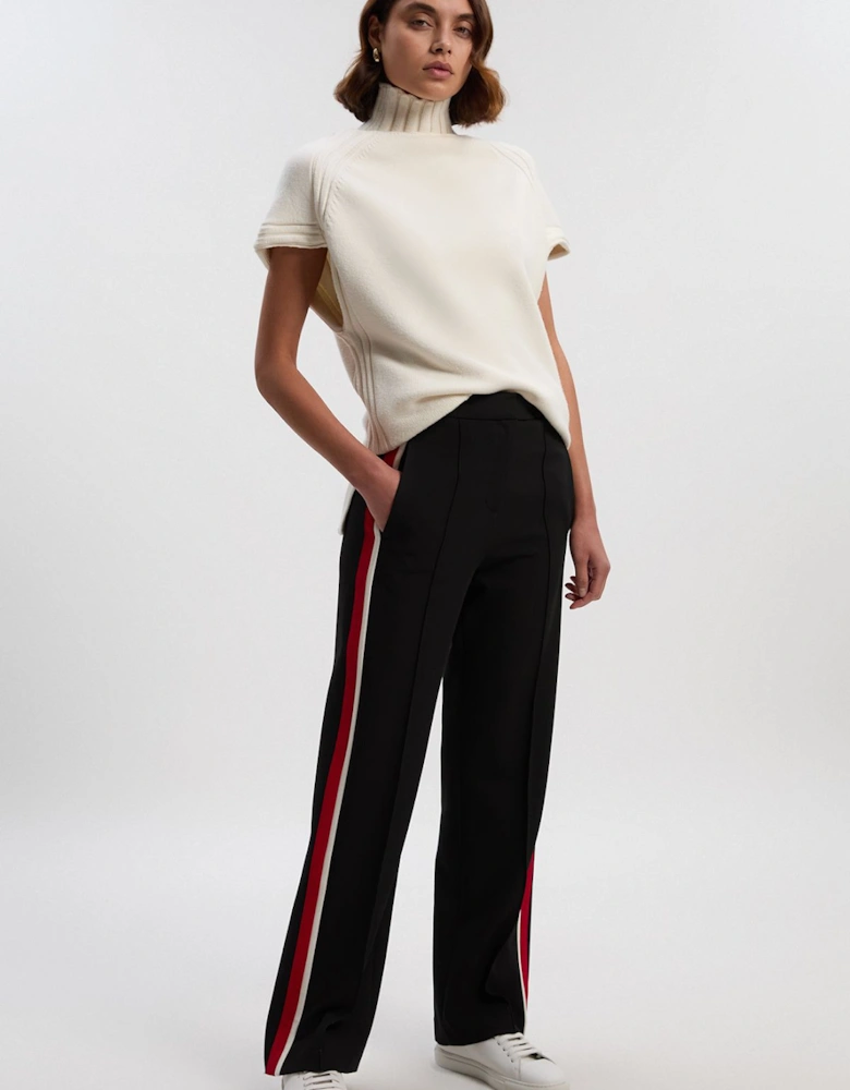 Tailored Side Stripe Straight Leg Trouser