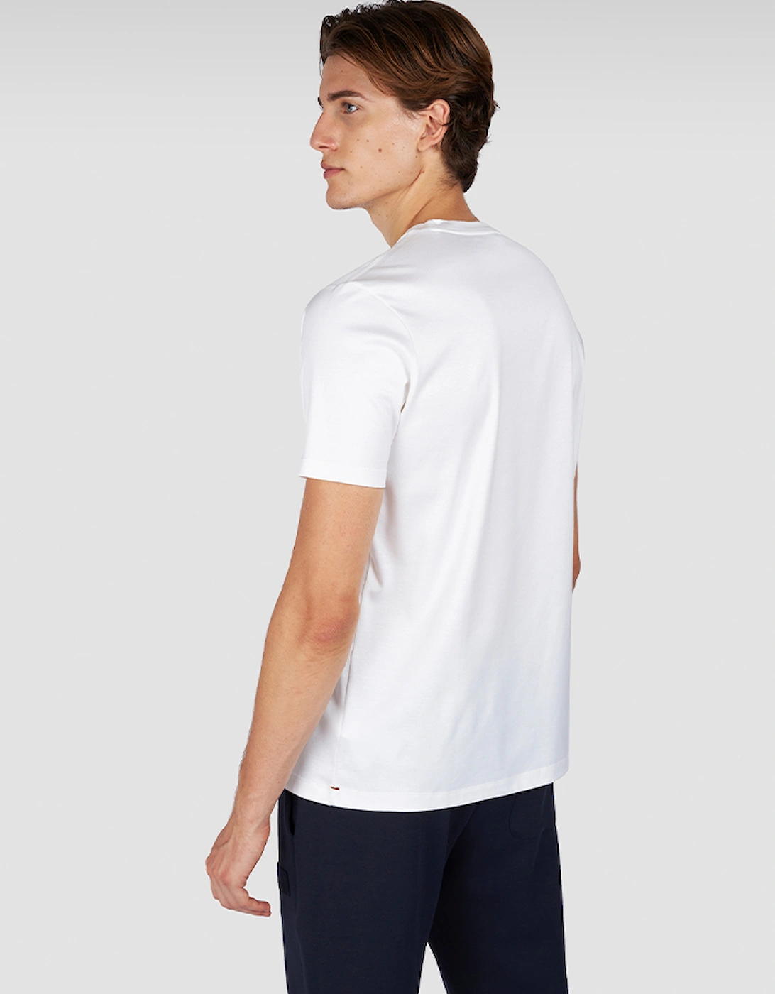 Printed and Embroidered Aqua Touch T-Shirt