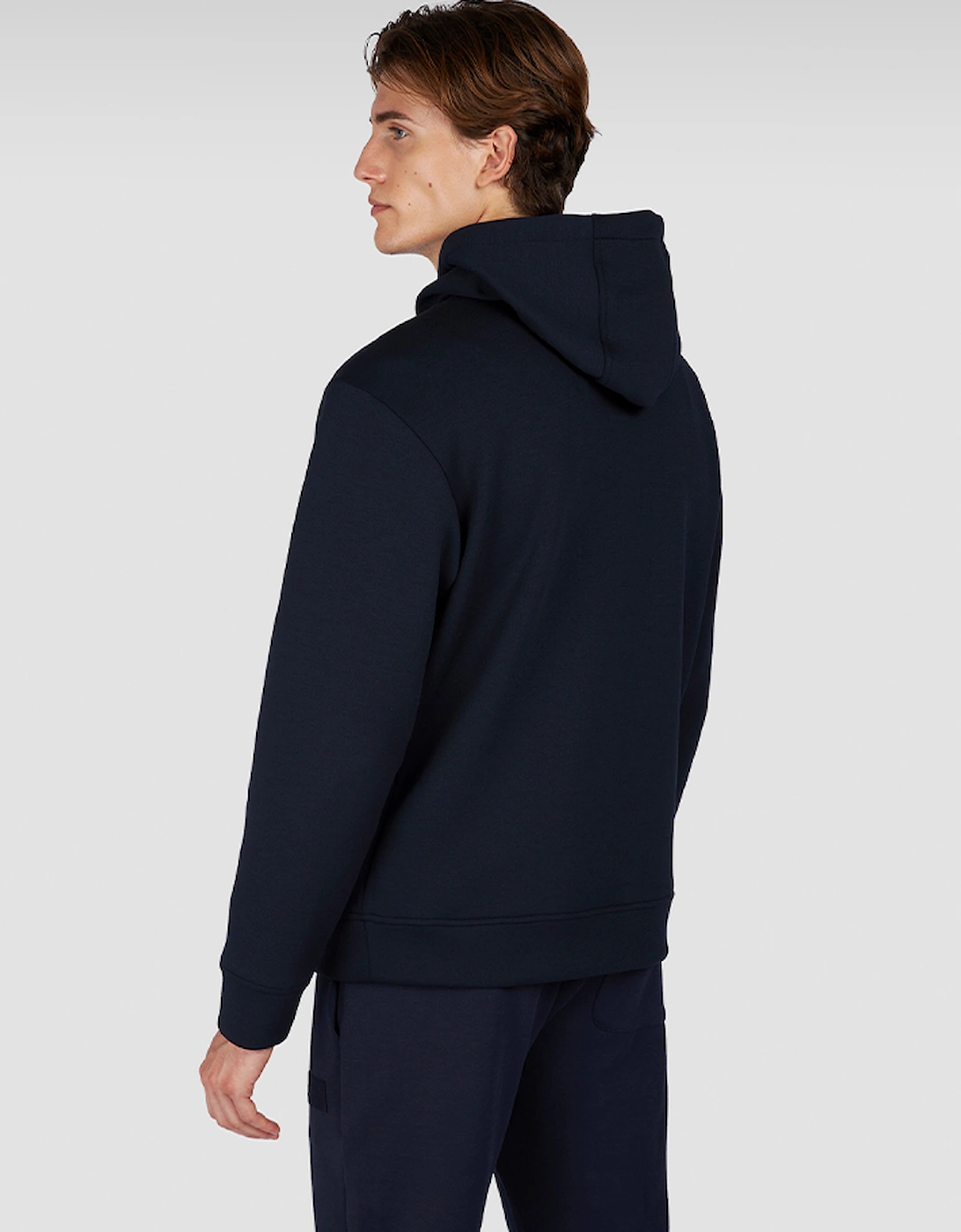 Leather Badge Tech Hoodie