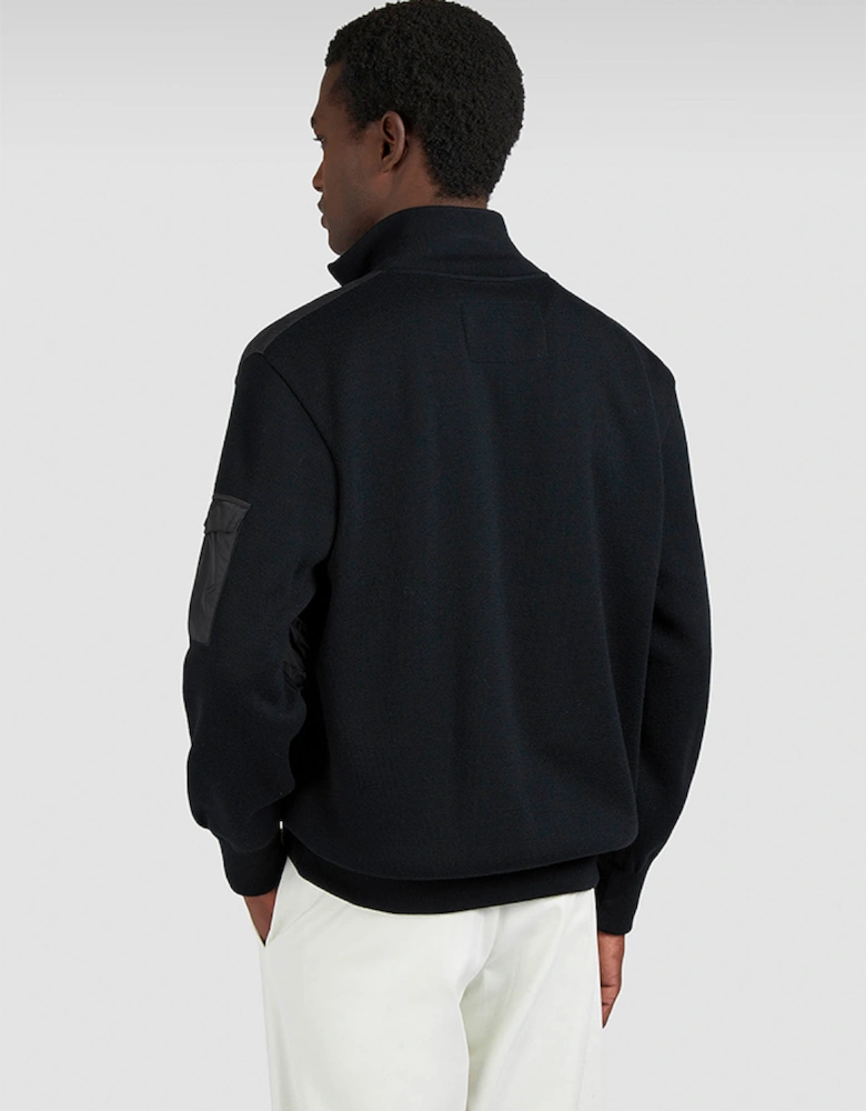 Ultralight Hybrid Zip-Up Sweater in Tech Wool