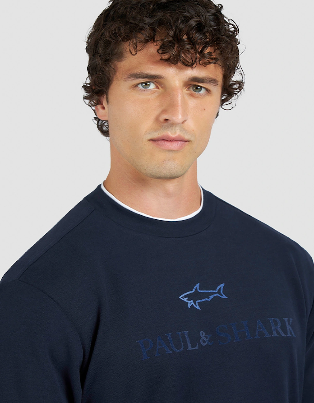 X-Soft Cotton Sweatshirt with Logo Print