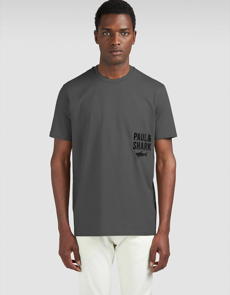 Cotton Jersey T-Shirt with Logo Embroidery