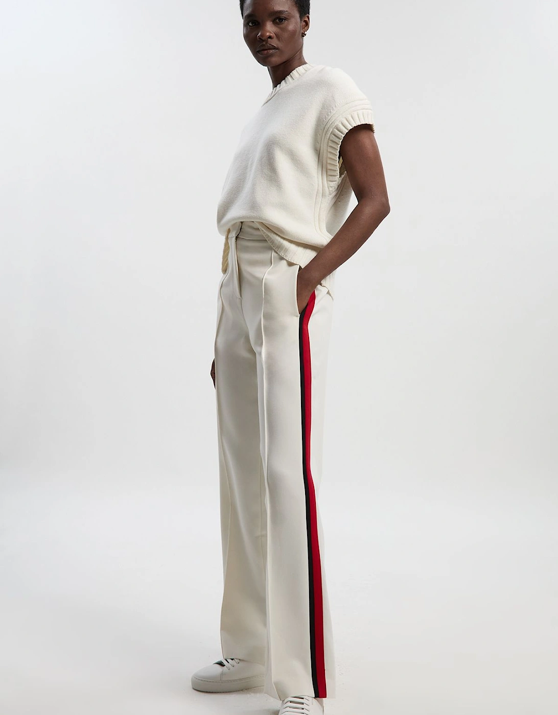 Tailored Side Stripe Straight Leg Trouser, 2 of 1