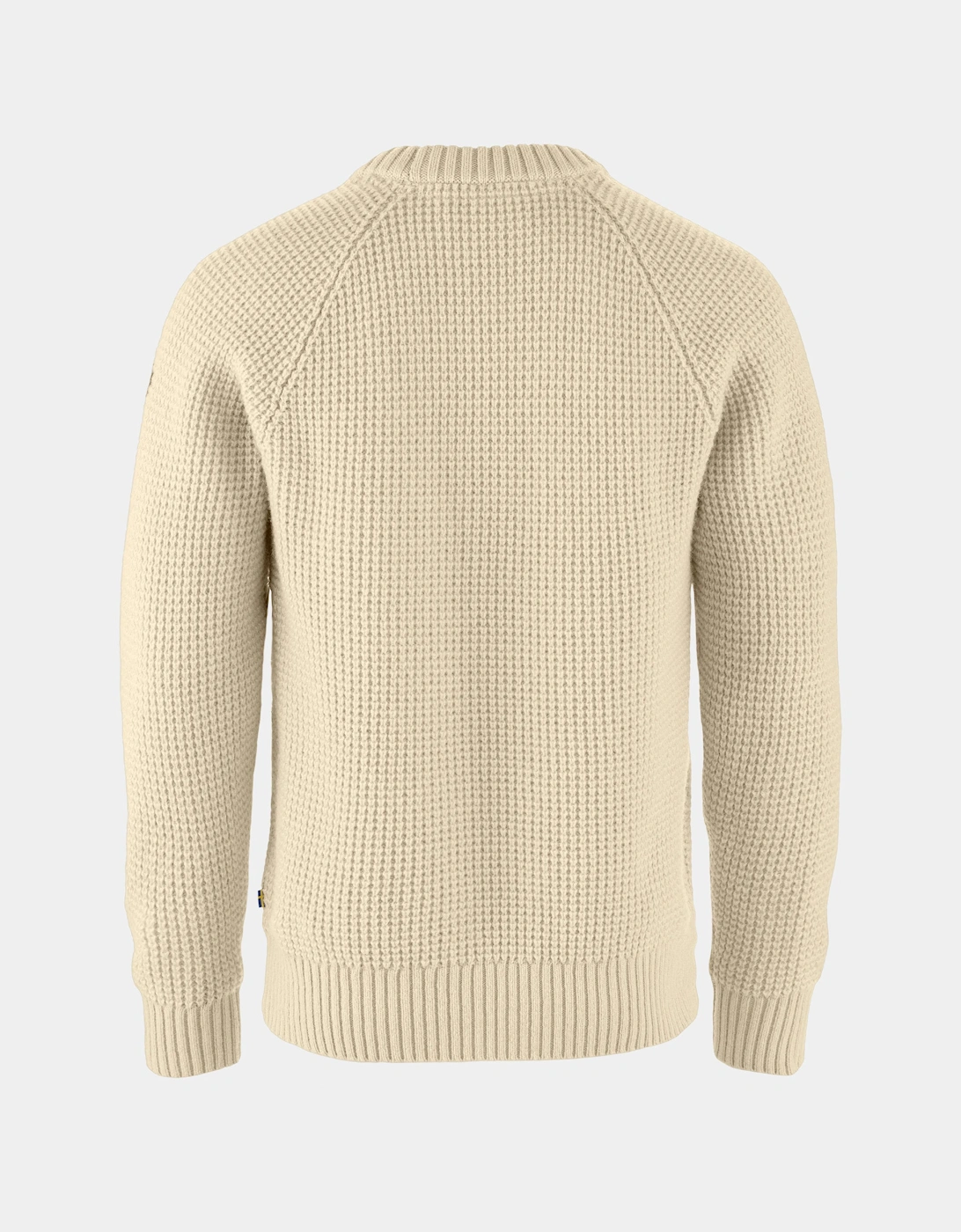 Ovik Waffle Knit Mens Jumper - Light Beige 191
