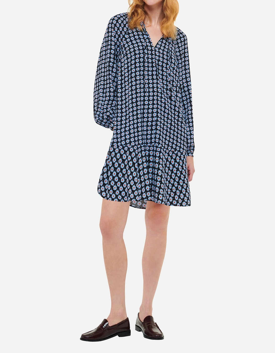 Floral Dot Flippy Mini Dress Floral, 2 of 1