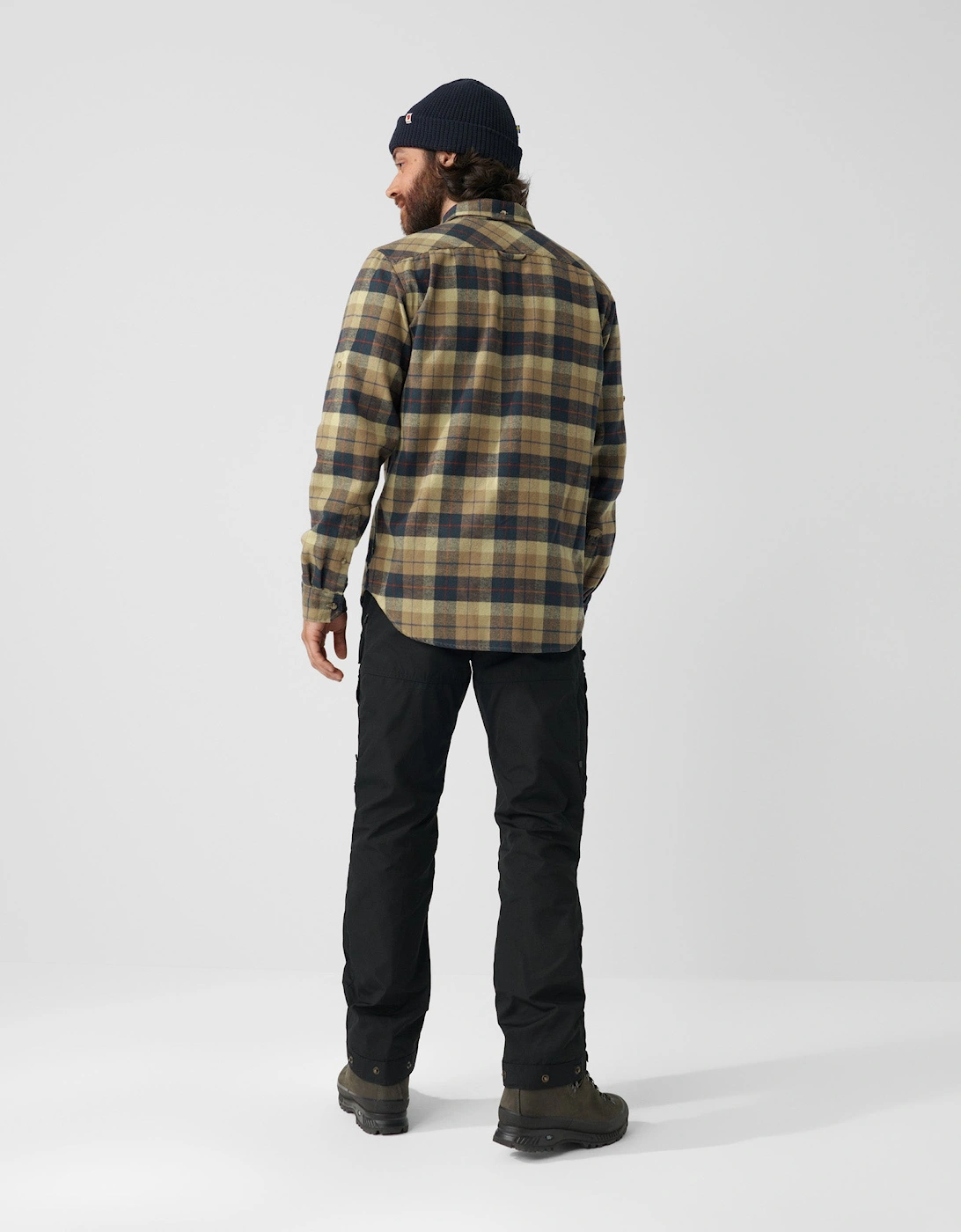 Singi Heavy Flannel Mens Shirt - Dark Sand 227