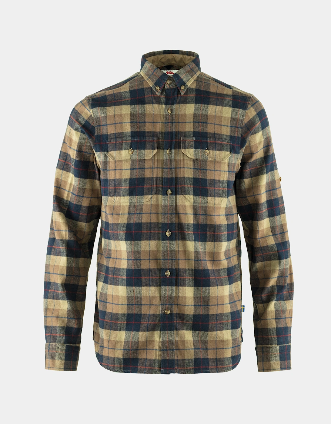 Singi Heavy Flannel Mens Shirt - Dark Sand 227