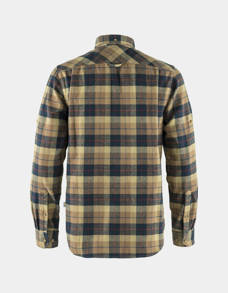 Singi Heavy Flannel Mens Shirt - Dark Sand 227