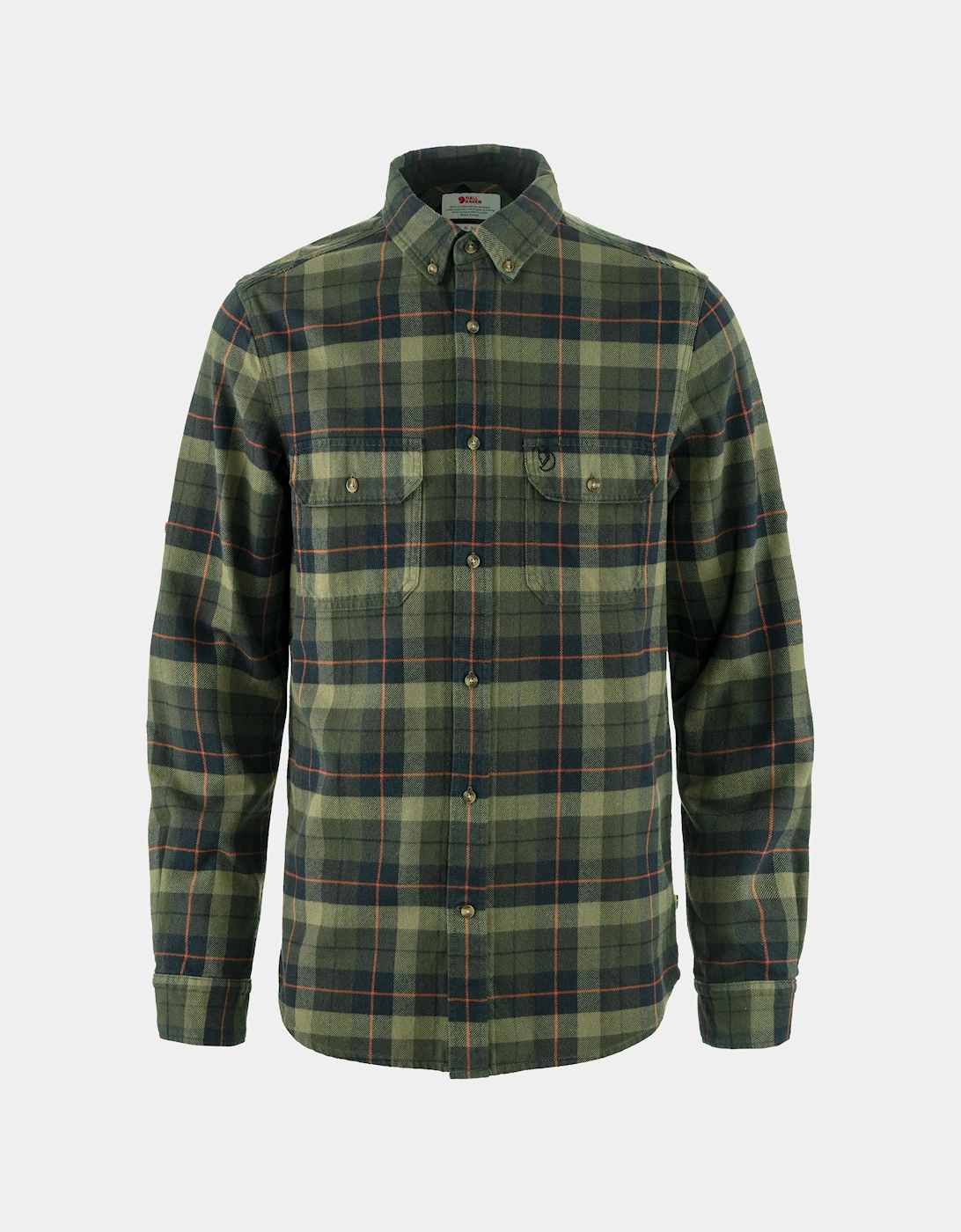 Singi Heavy Flannel Mens Shirt - Black-Deep Forest 550-662, 3 of 2