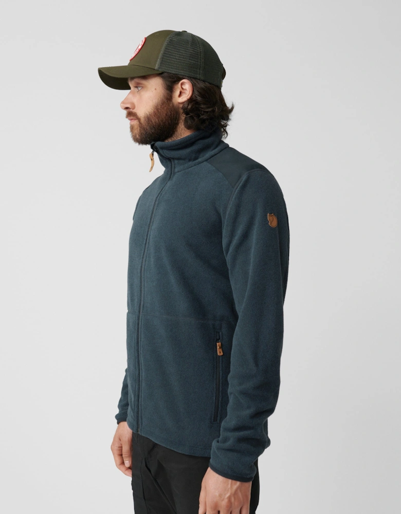 Sten Mens Fleece - Dark Navy 555