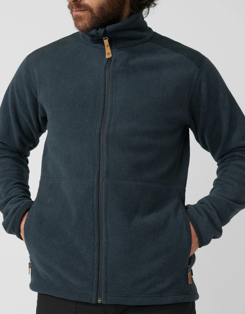 Sten Mens Fleece - Dark Navy 555