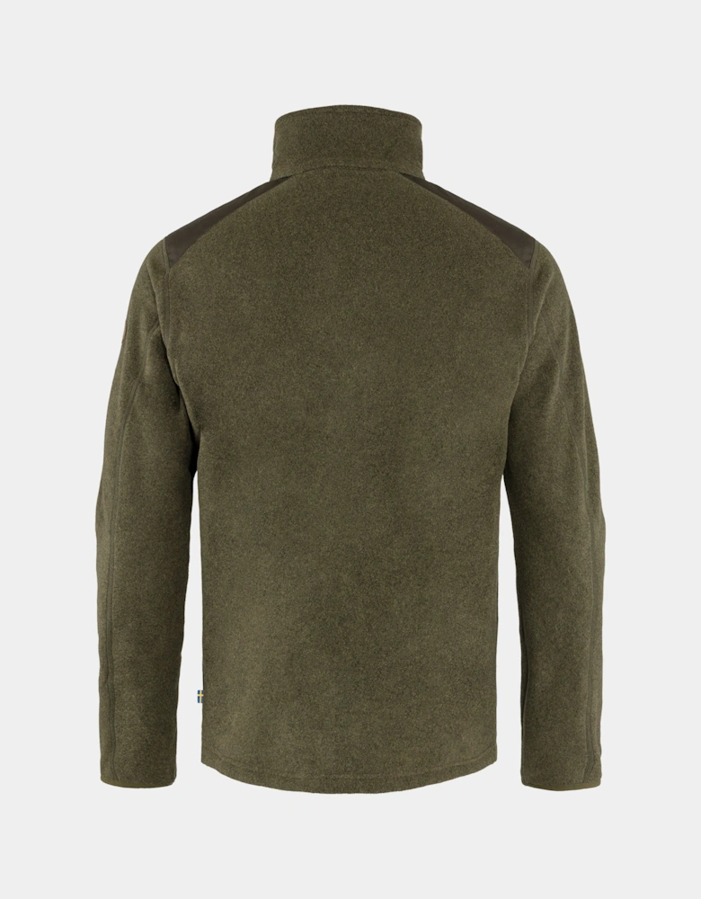 Sten Mens Fleece - Dark Olive 633