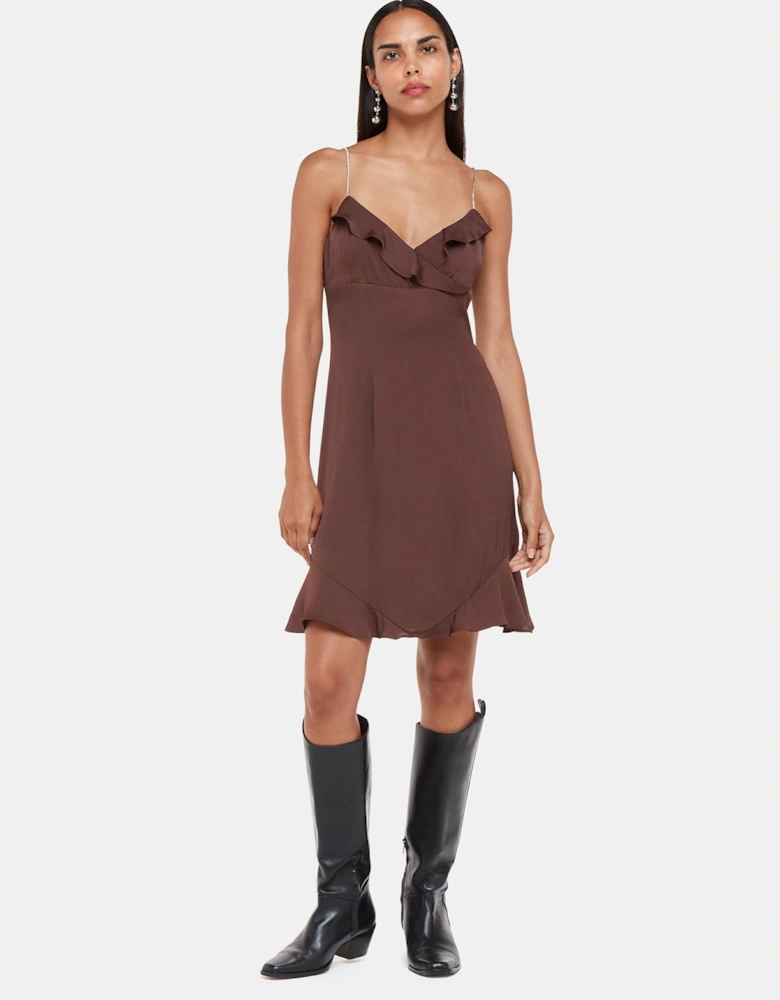 Diamante Detail Slip Dress