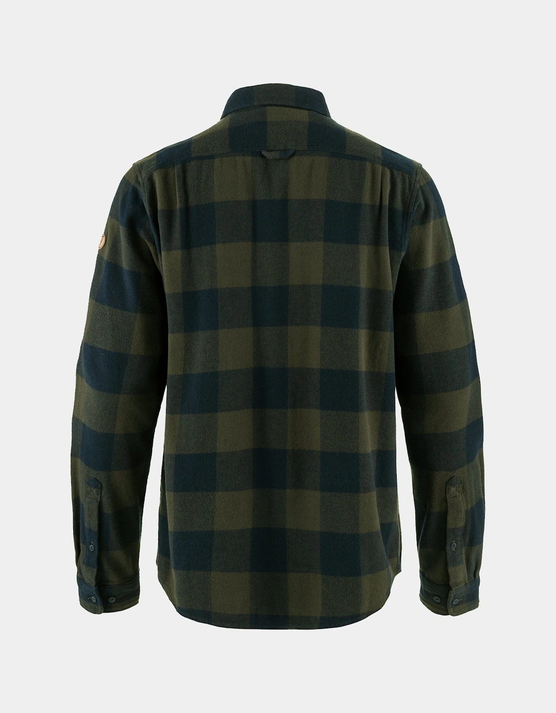 Ovik Heavy Flannel Mens Shirt - Deep Forest-Dark Navy 662-555