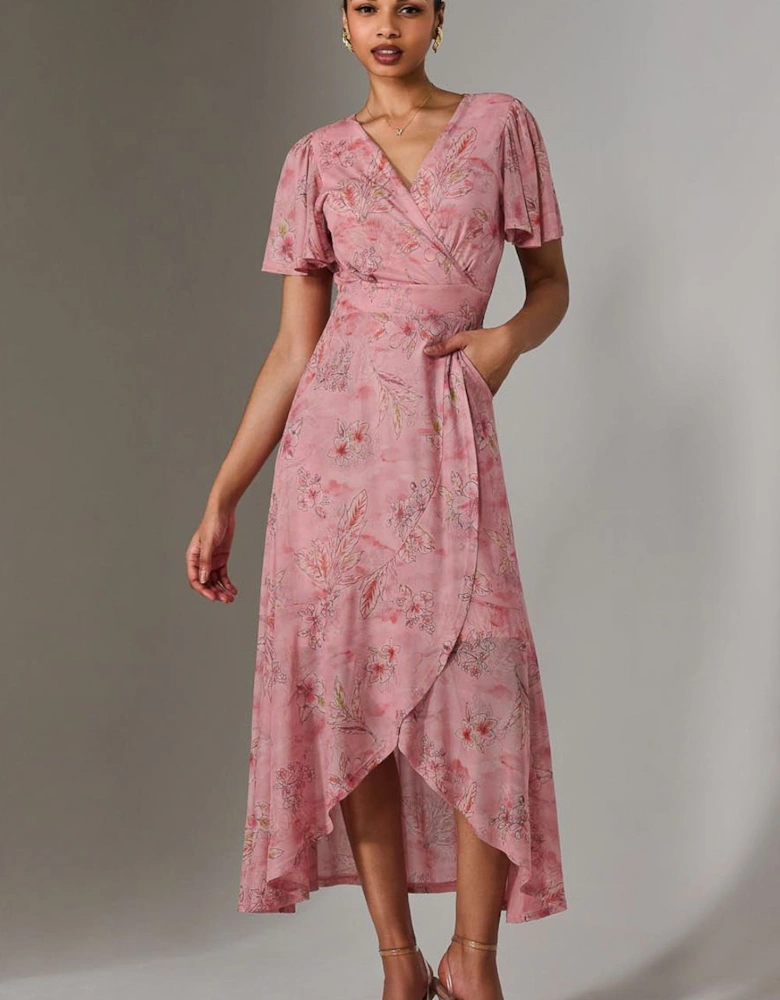 Wrap Midaxi Dress