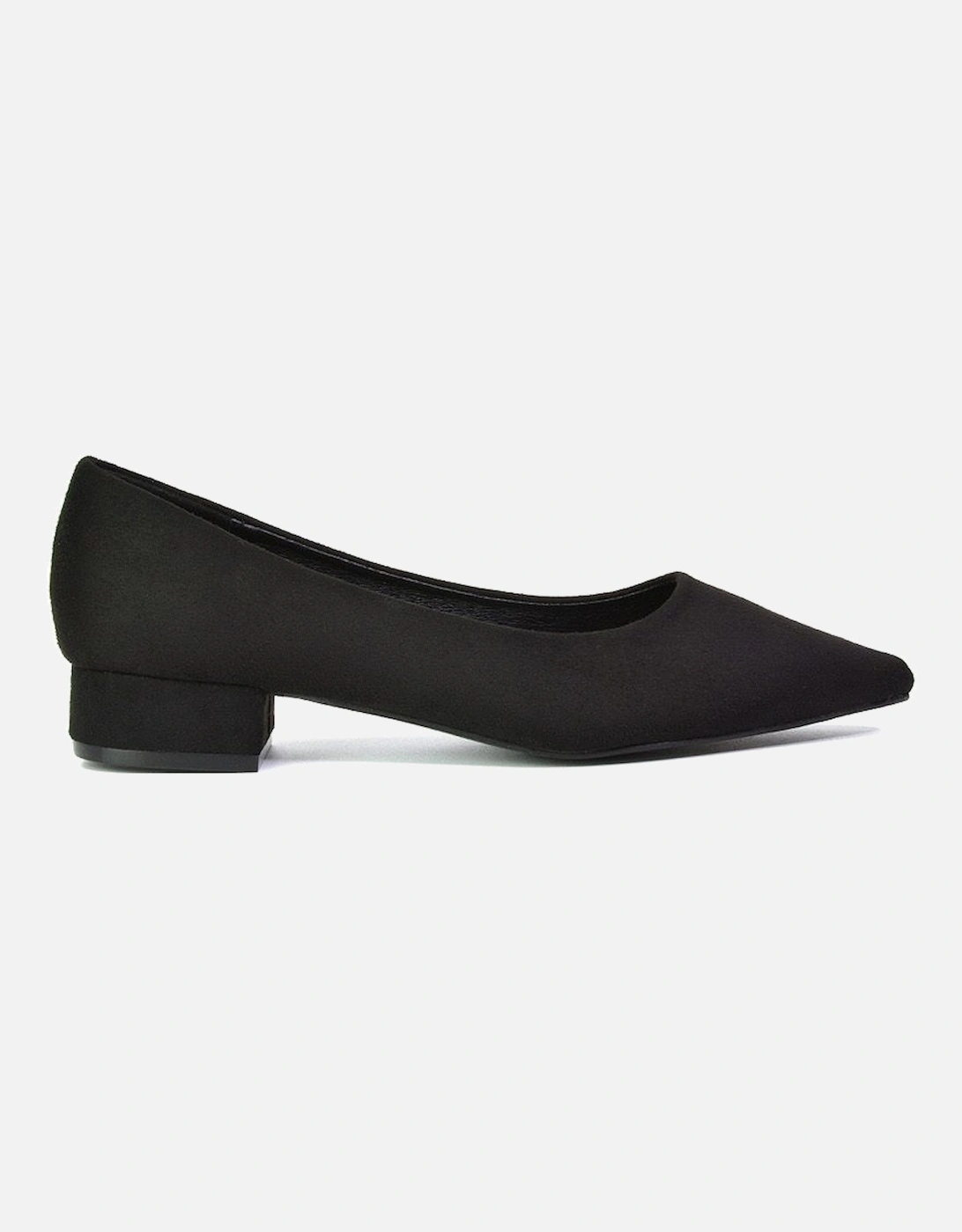 'Karen' Pointed Toe Wedding Shoes Low Heel Bridal Heels, 2 of 1