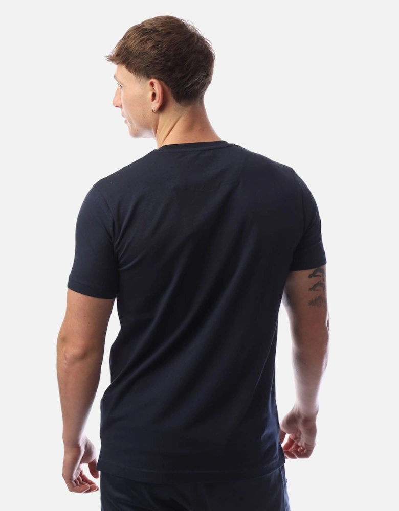 Glossy Chest Print T-Shirt