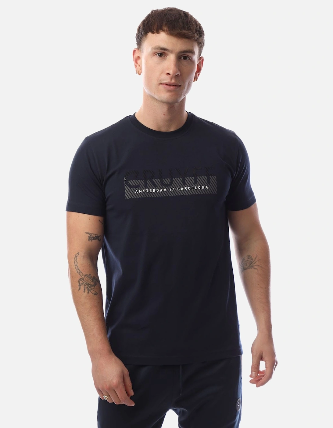 Glossy Chest Print T-Shirt, 5 of 4