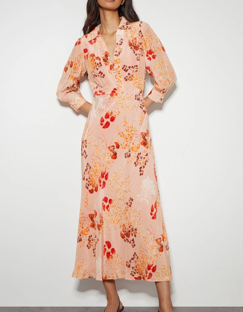 Elise Shirt Dress Pink