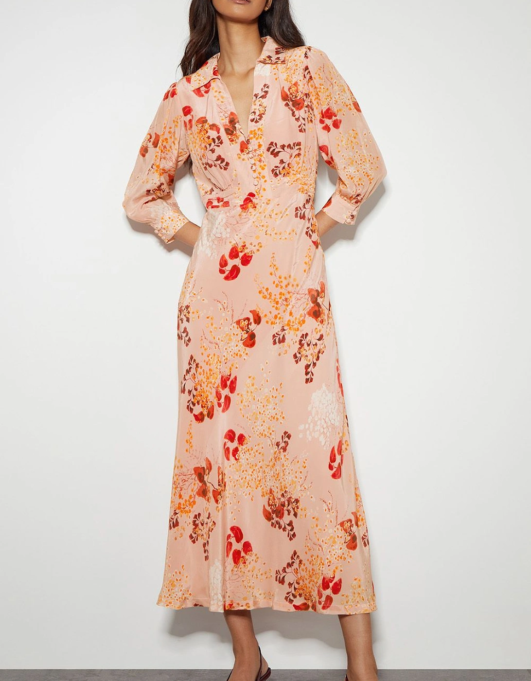 Elise Shirt Dress Pink, 2 of 1