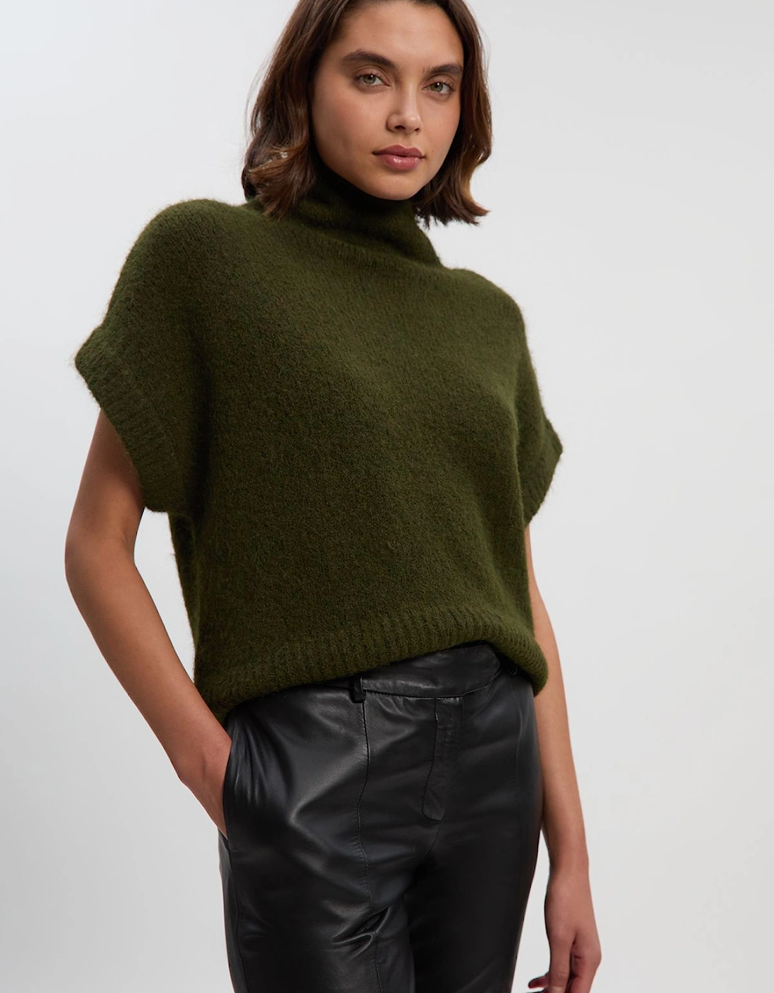 Cosy Turtle Knit Tank Top, 2 of 1