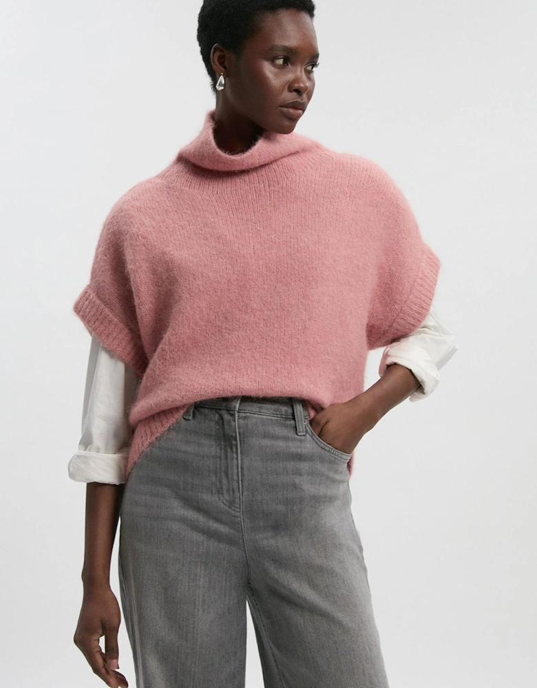 Cosy Turtle Knit Tank Top