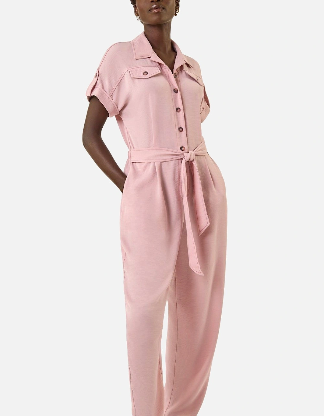 Utility Buttoned Jumpsuit, 2 of 1
