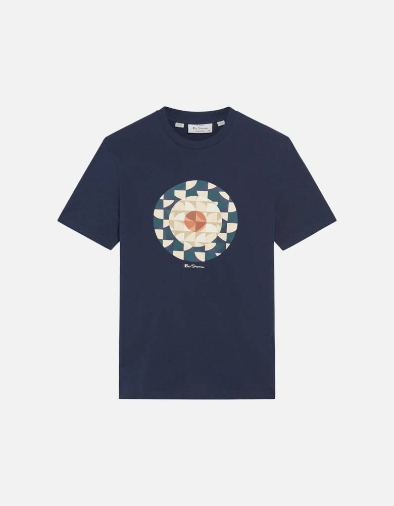 Mens Geo Target Big & Tall Short Sleeve T-Shirt