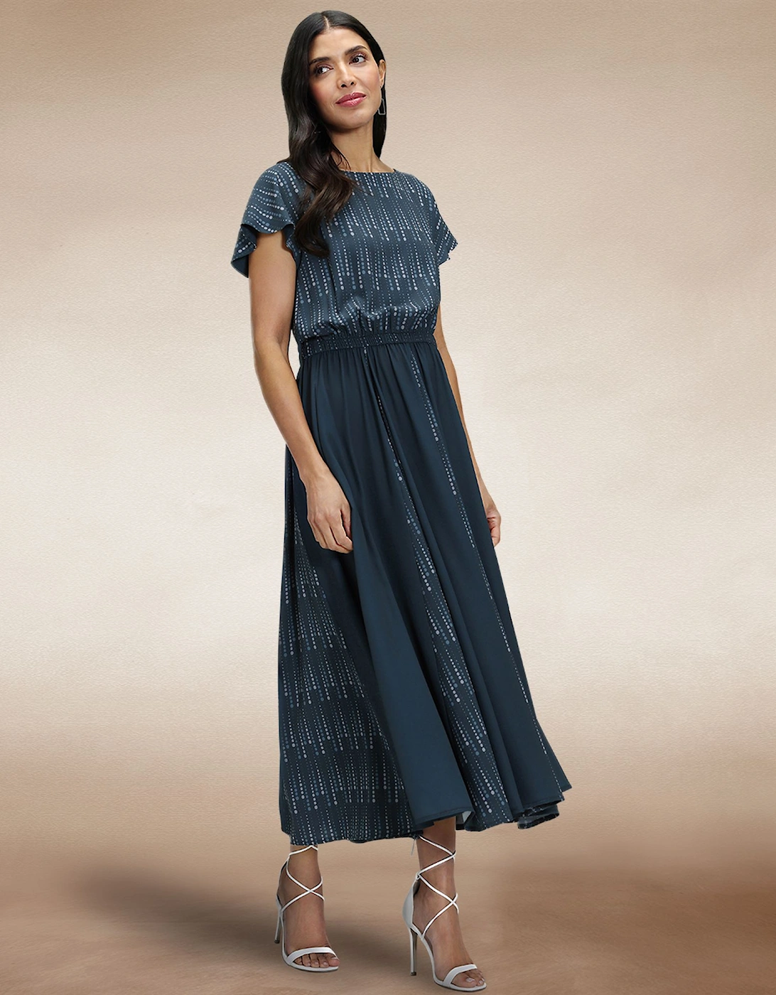 Pleated Midi Dress, 2 of 1