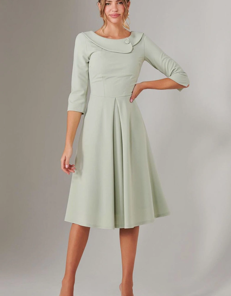 Sloan 3/4 Sleeve Midi Dress