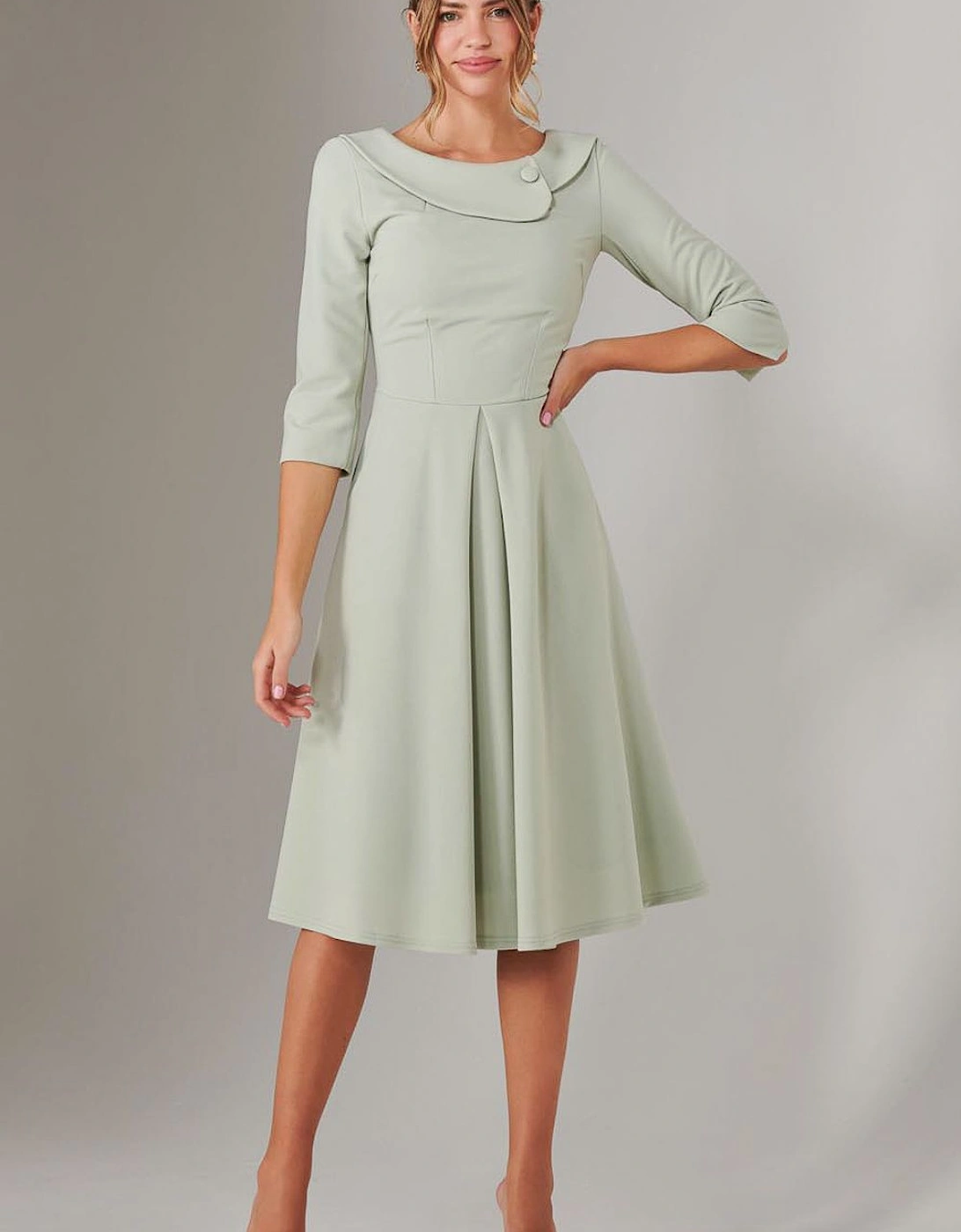 Sloan 3/4 Sleeve Midi Dress, 2 of 1