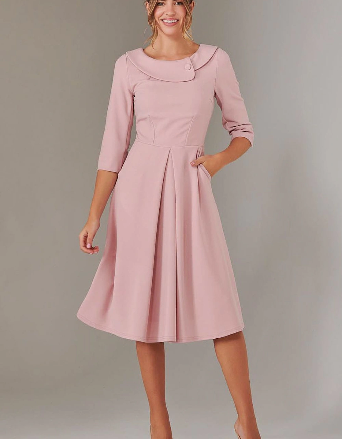 Sloan 3/4 Sleeve Midi Dress, 2 of 1
