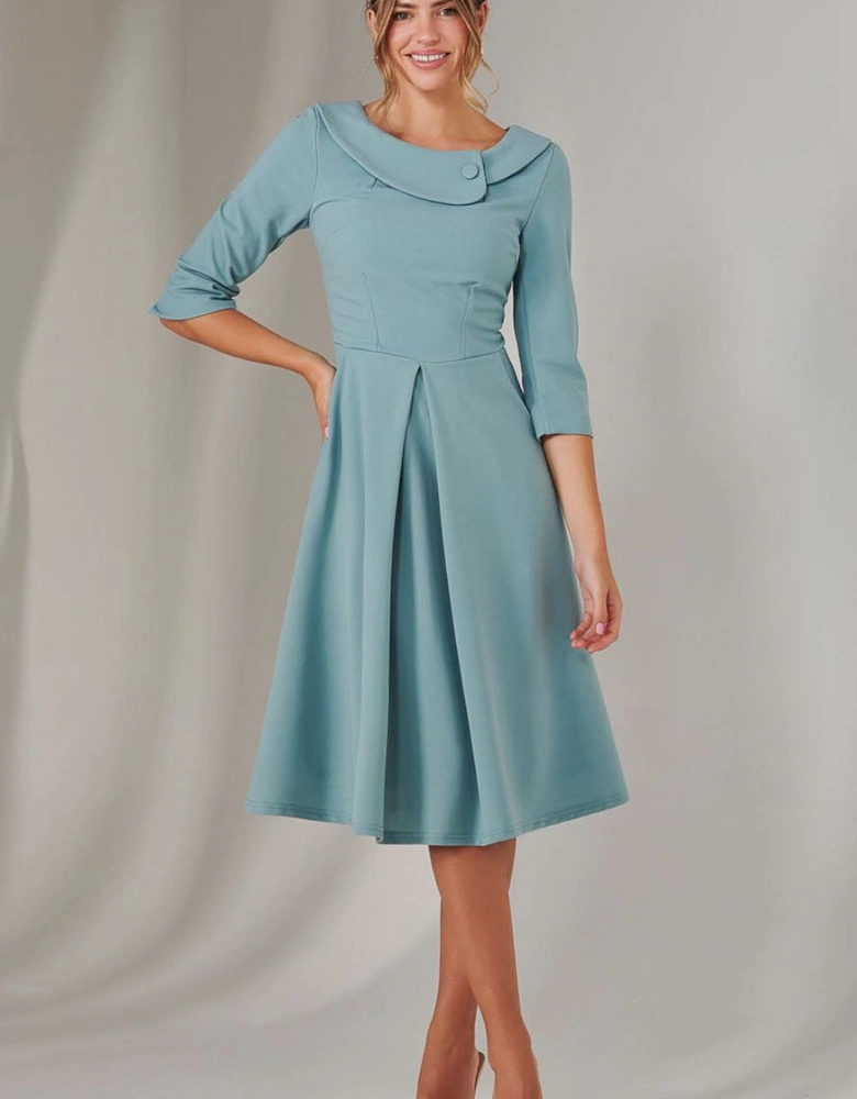 Sloan 3/4 Sleeve Midi Dress