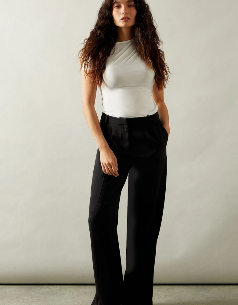 Side Split Flare Trousers