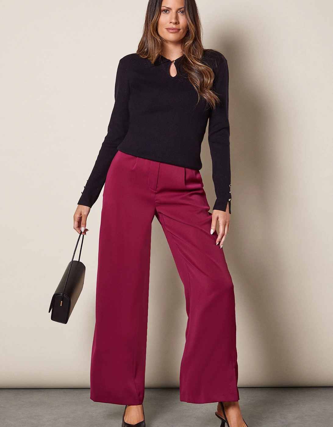 Side Split Flare Trousers, 2 of 1