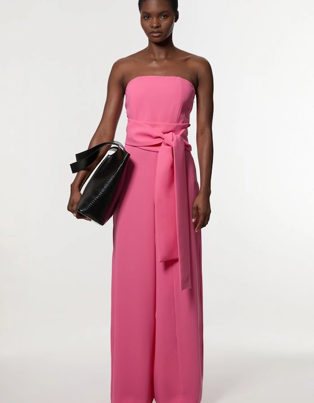 Soft Tailored Colourblock Tailored Bandeau Jumpsuit, 5 of 4