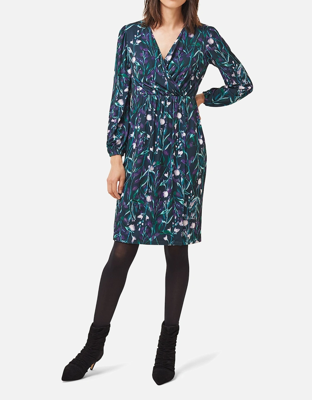 Beatrix Slinky Jersey Dress Floral, 2 of 1