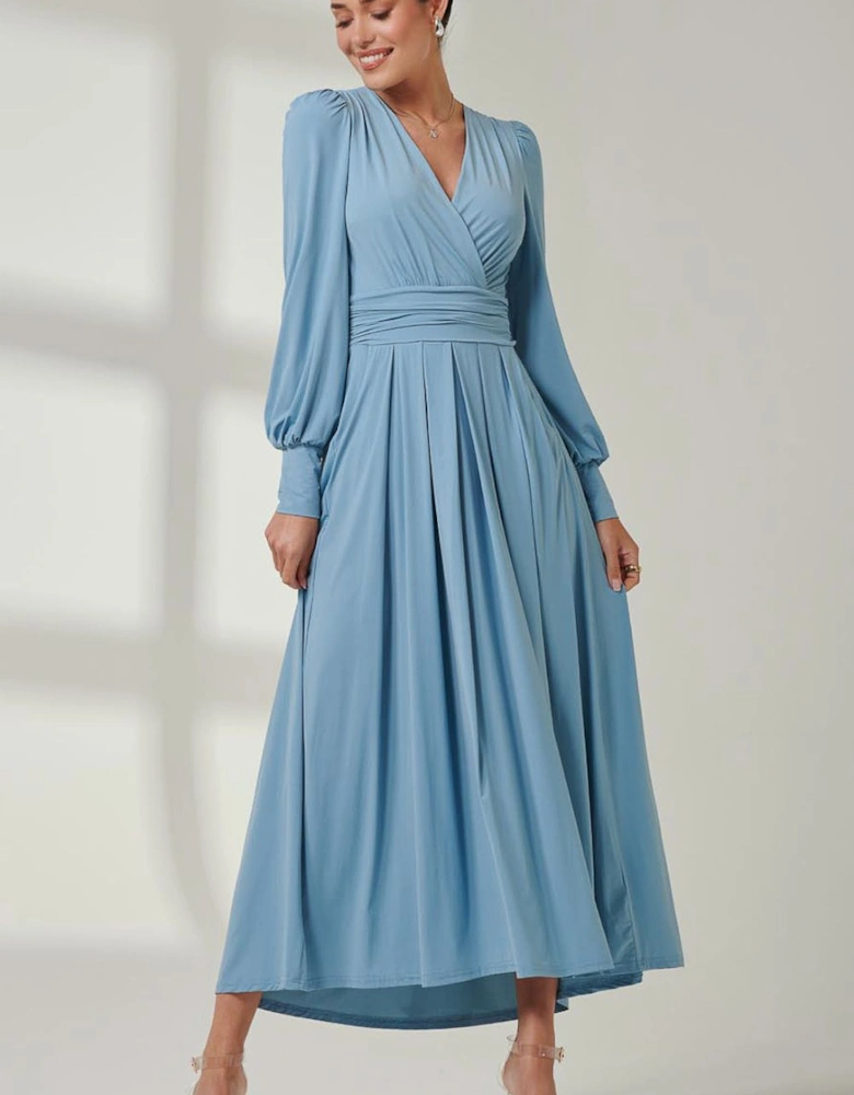 Long Sleeve Super Soft Jersey Maxi Dress