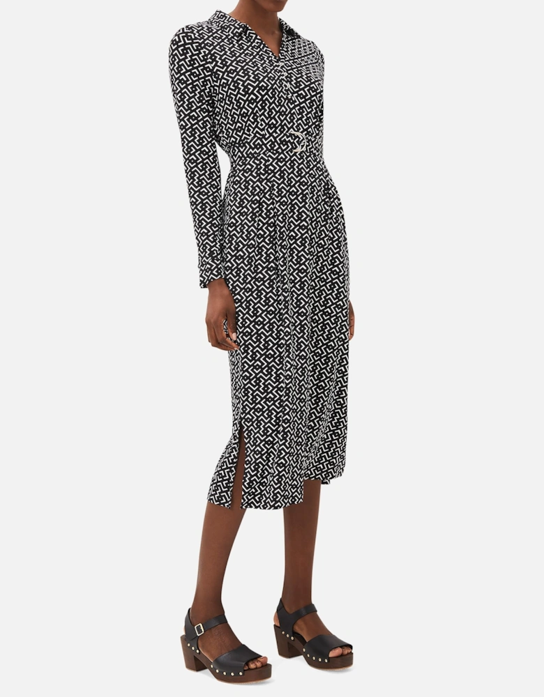 Teigan Print D Ring Dress Geometric