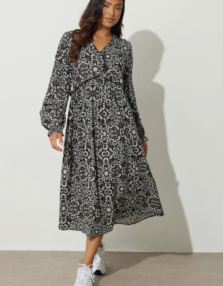 Petite Floral Midaxi Dress